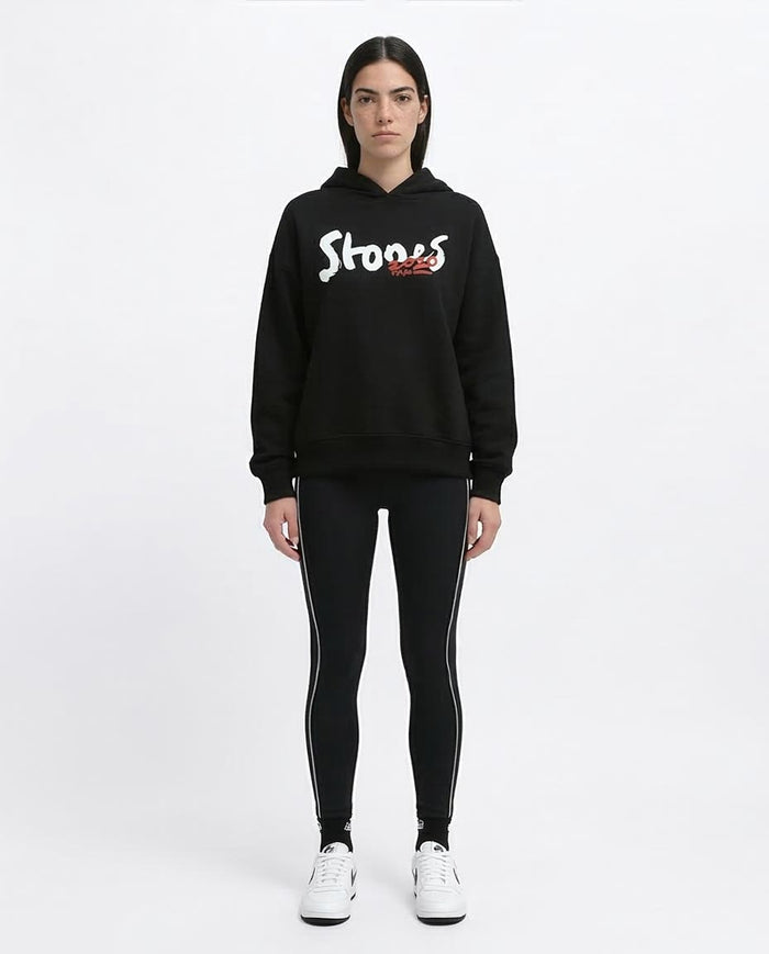 Ravin × The Rolling Stones 2020 USA/CA Tour Oversized Graphic Hoodie – Black - o197572