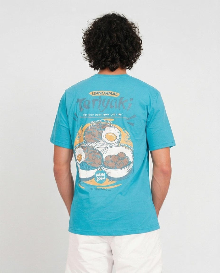 Ravin | Upnormal  Ramen Bowl Teriyaki Graphic Tee - Turquoise Graphic T-Shirt – O203309