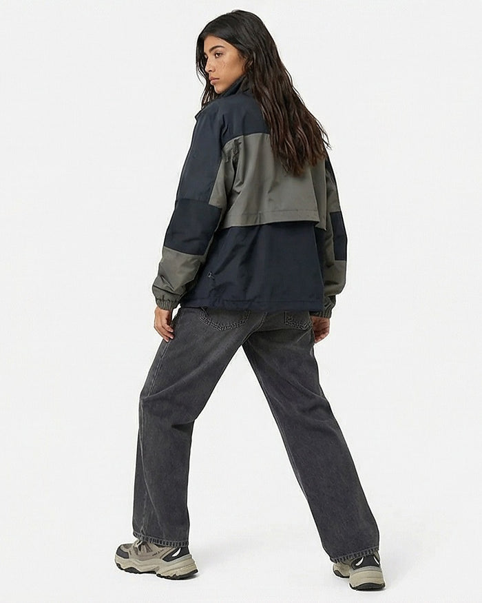 Ravin Women's Washed Grey Wide-Leg Denim Jeans