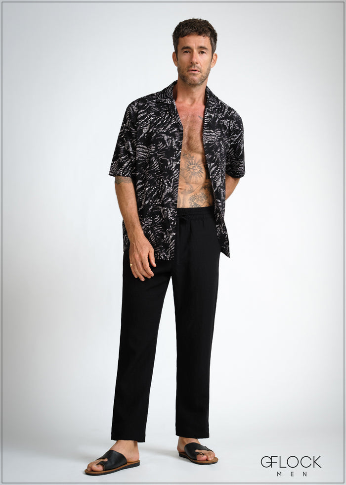 Relaxed Fit Trousers - men’s trousers alternate view - GFLOCK Sri Lanka