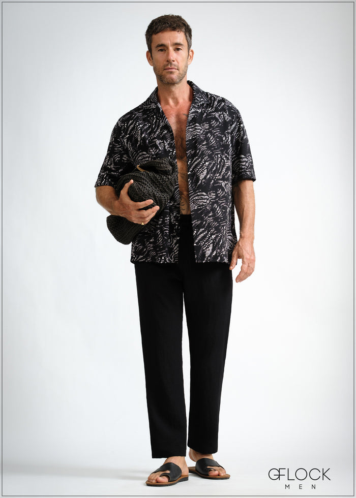 Relaxed Fit Trousers - men’s trousers alternate view - GFLOCK Sri Lanka