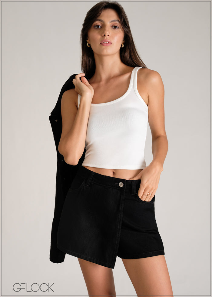 Rib Vest Top - 110626