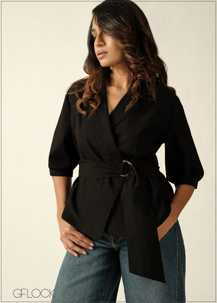 Ring Detailed Cotton Top - 270726