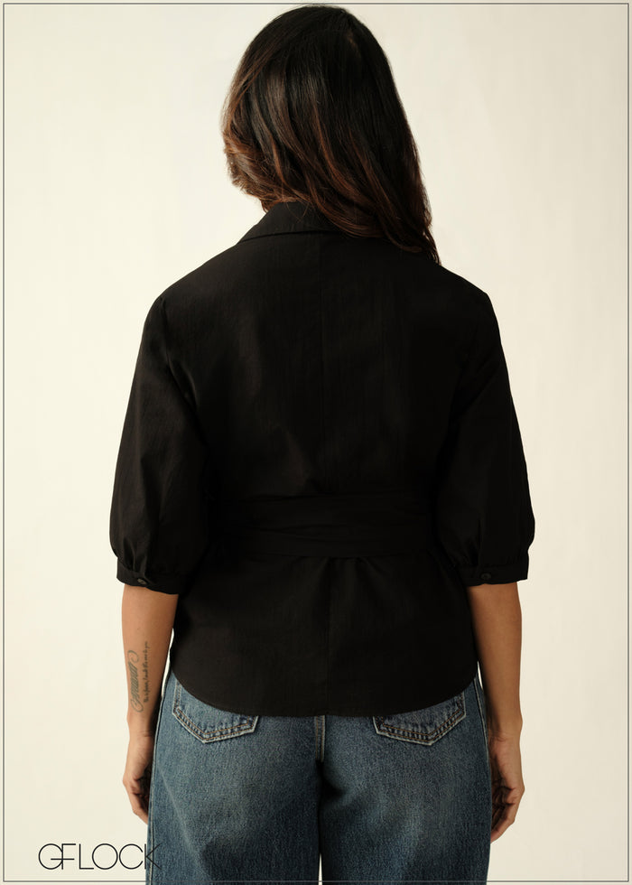 Ring Detailed Cotton Top - 270726