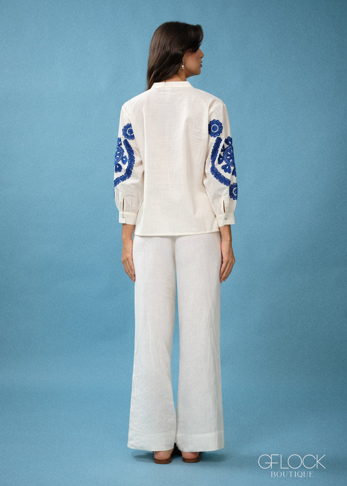 Santorini Blue Shirt - 300726