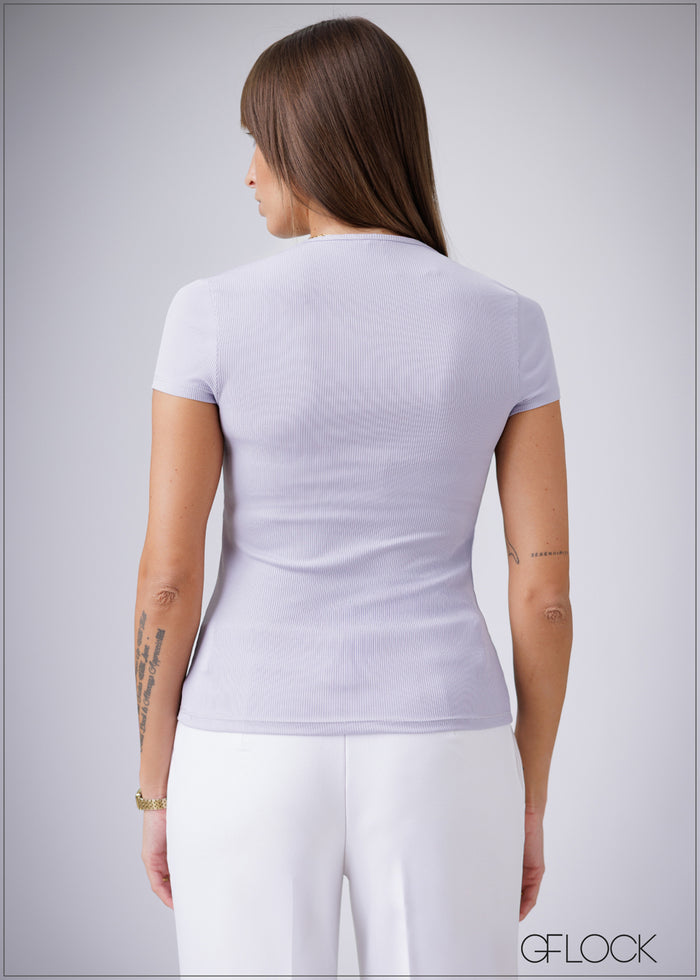 Scoop Neck Top - 230326
