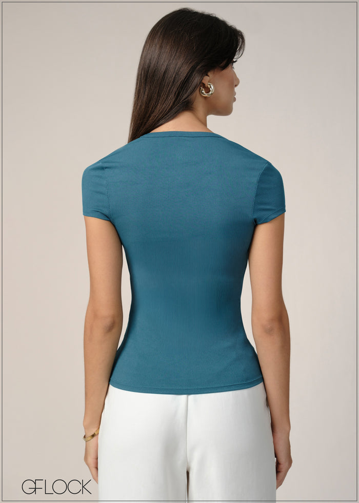 Scoop Neck Top - 240726