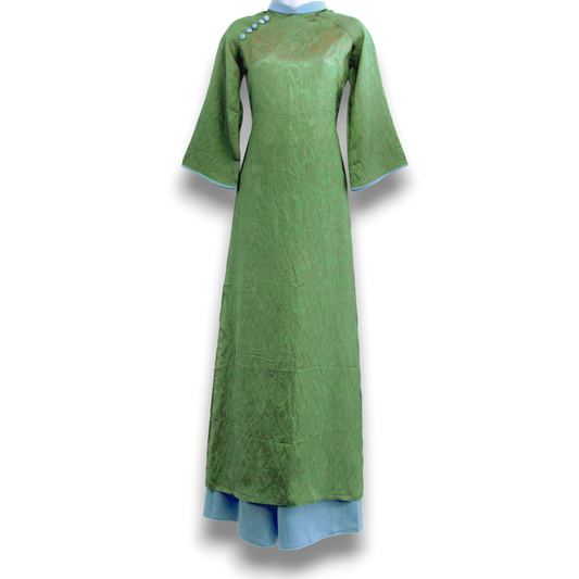 Shimmering Green Ao Dai Set