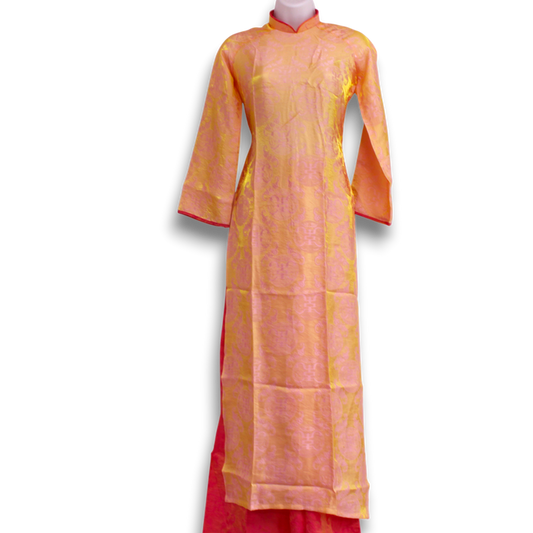 Shimmering Yellow Ao Dai Set