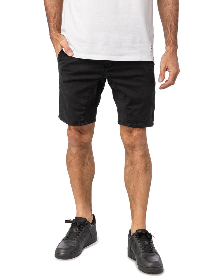 short chino black PULLIN en coton
