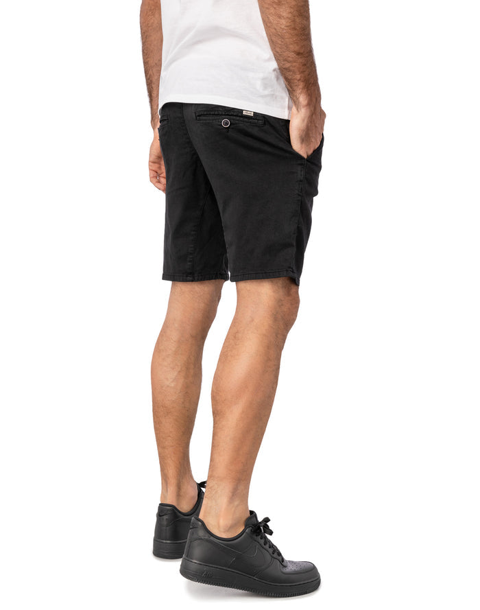 short chino black PULLIN en coton