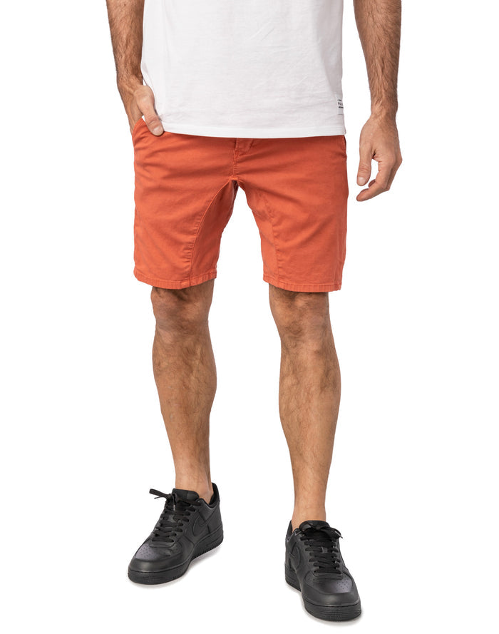short chino papaya PULLIN en coton
