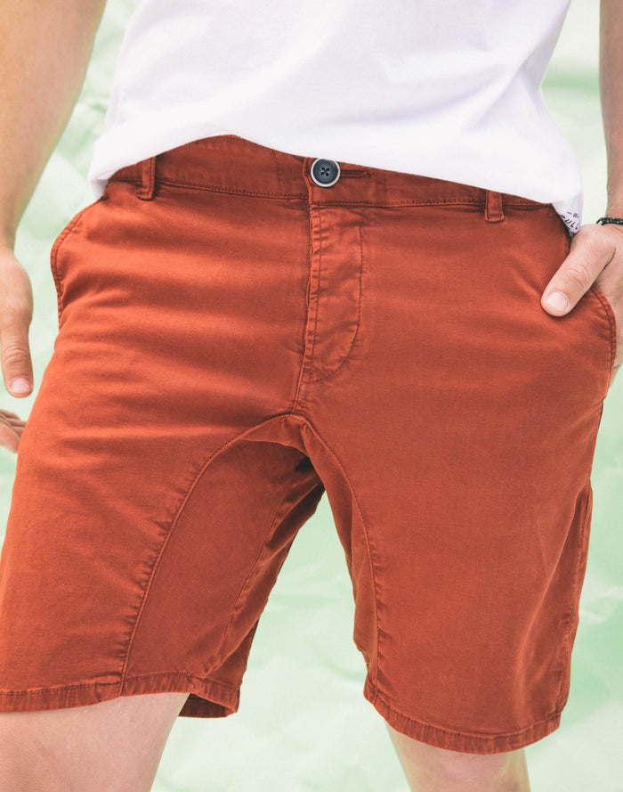 short chino papaya PULLIN en coton