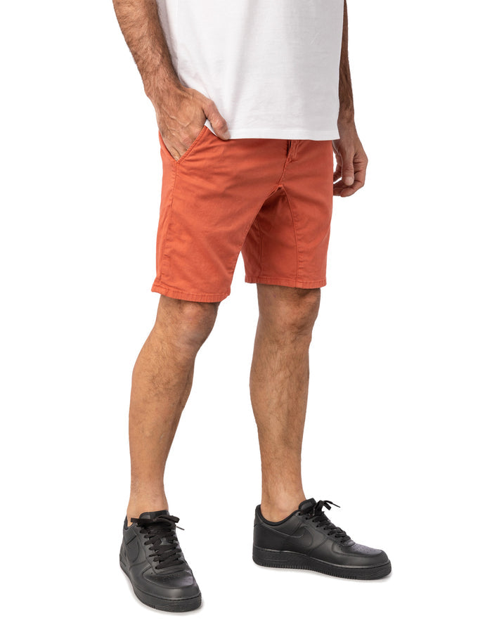 short chino papaya PULLIN en coton