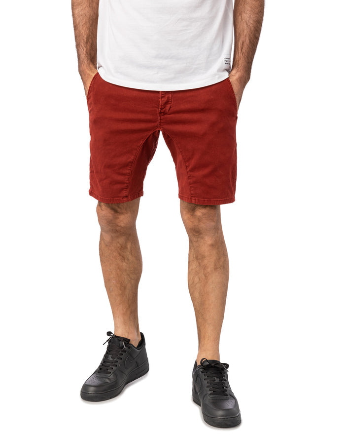short chino redearth PULLIN en coton
