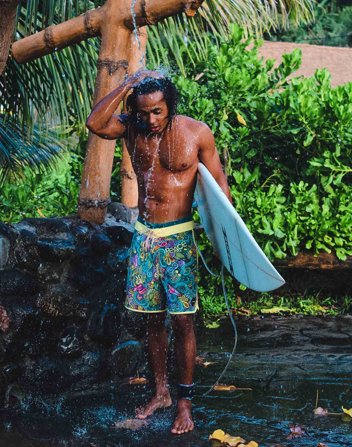 short de bain hippie PULLIN en polyester