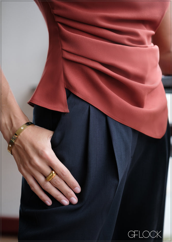 Side Gathered Top - 070826