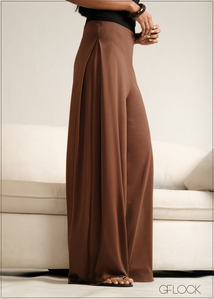 Side Pleated Pant - 230526