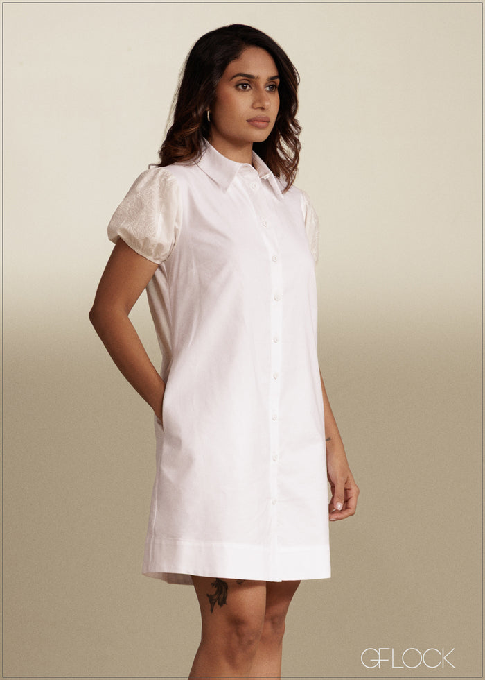 Sleeve Detail Dress - 290526C