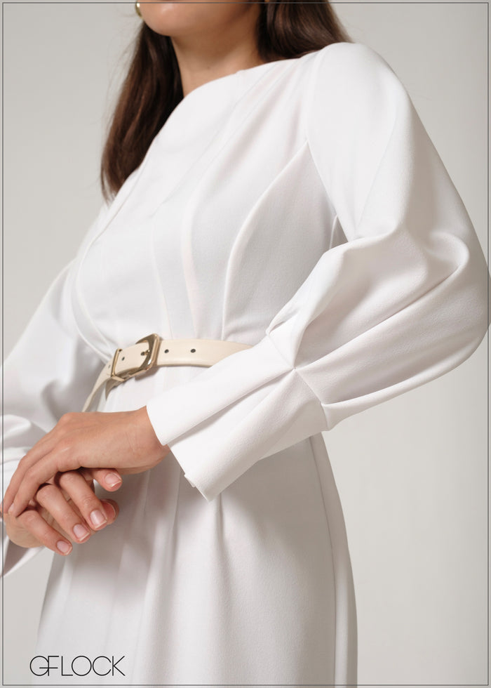Sleeve Detailed Dress - 250526