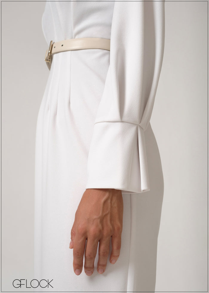 Sleeve Detailed Dress - 250526