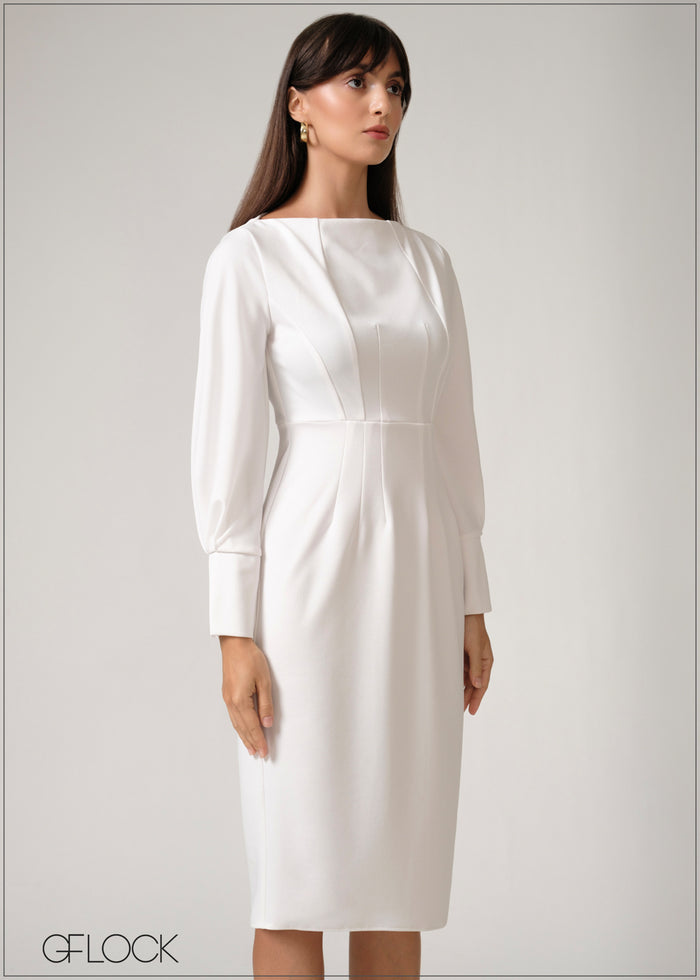 Sleeve Detailed Dress - 250526