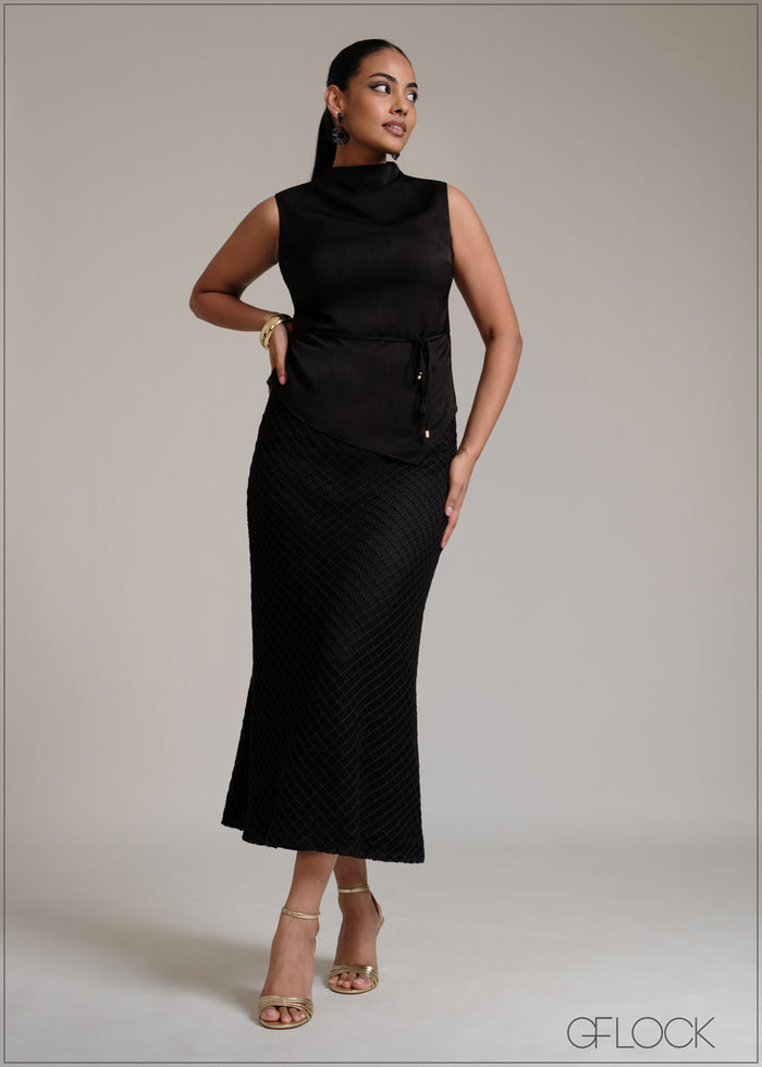 Sleeveless Wrap Top - 311025