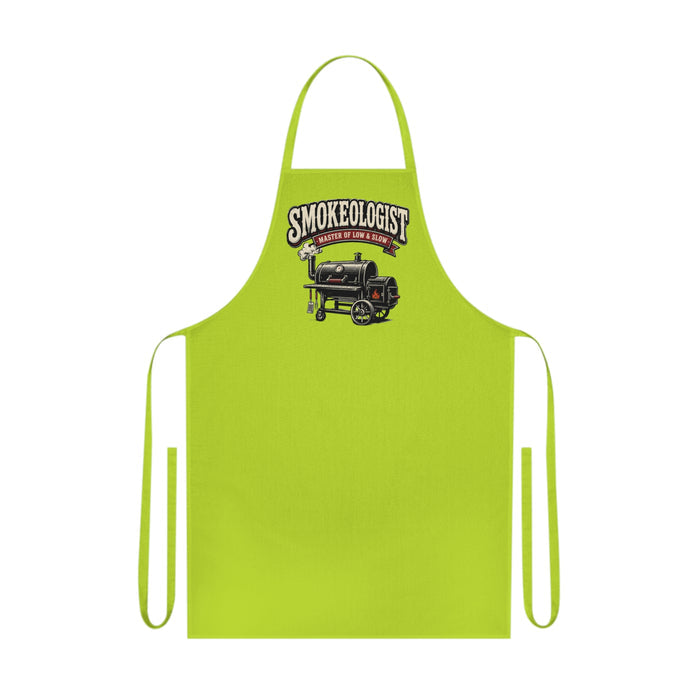 smokeologist master of low & slow bbq apron clothing front product image