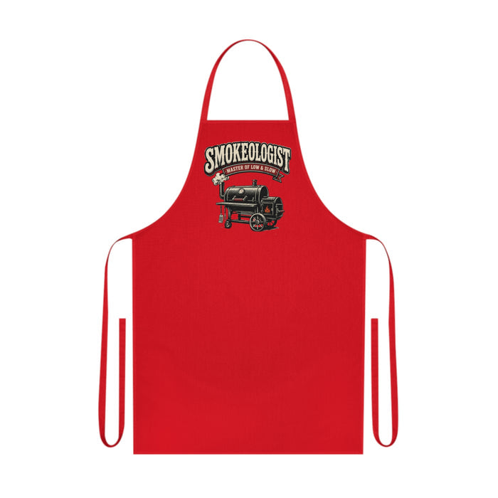 smokeologist master of low & slow bbq apron clothing alternate colour product image
