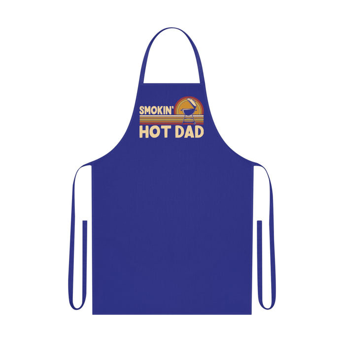 smokin' hot dad bbq apron clothing second colour product image