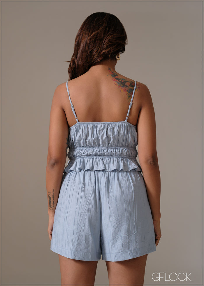 Solid Drawstring Short - 111225