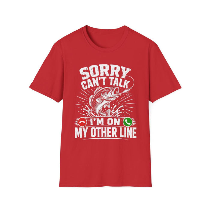 dark heather t-shirt with funny fishing quote for gift-giving