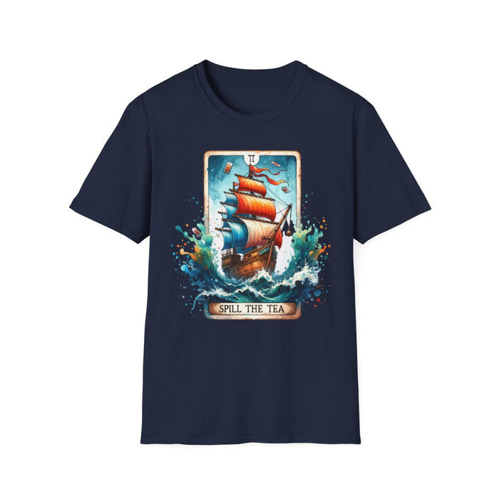 Spill The Tea Tarot Graphic T-Shirt - funny t-shirt by Cheeky Business