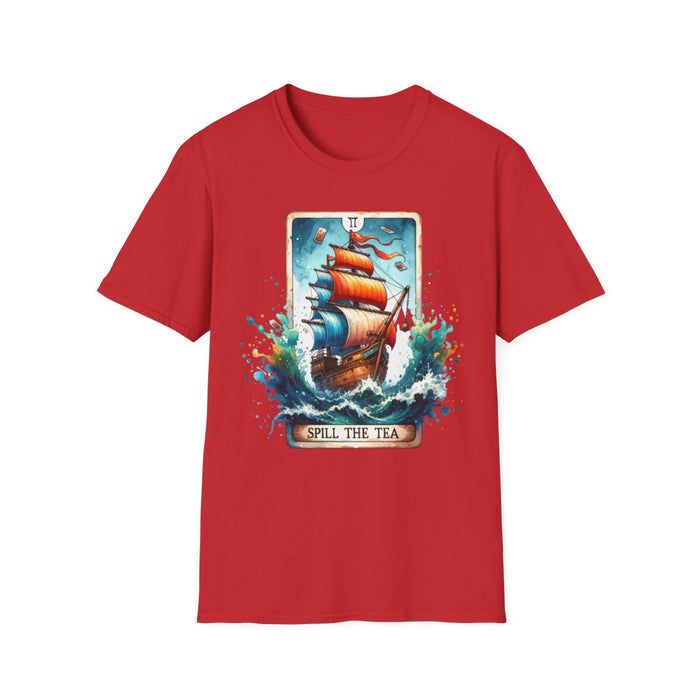 Spill The Tea Tarot Graphic T-Shirt - funny t-shirt by Cheeky Business