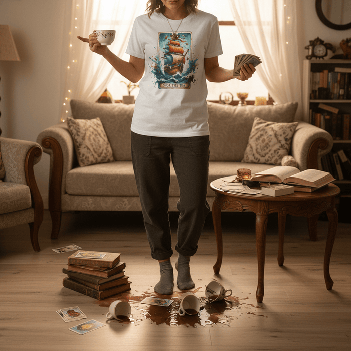 Spill The Tea Tarot Graphic T-Shirt t-shirt product image 8 from Beast and Beauty