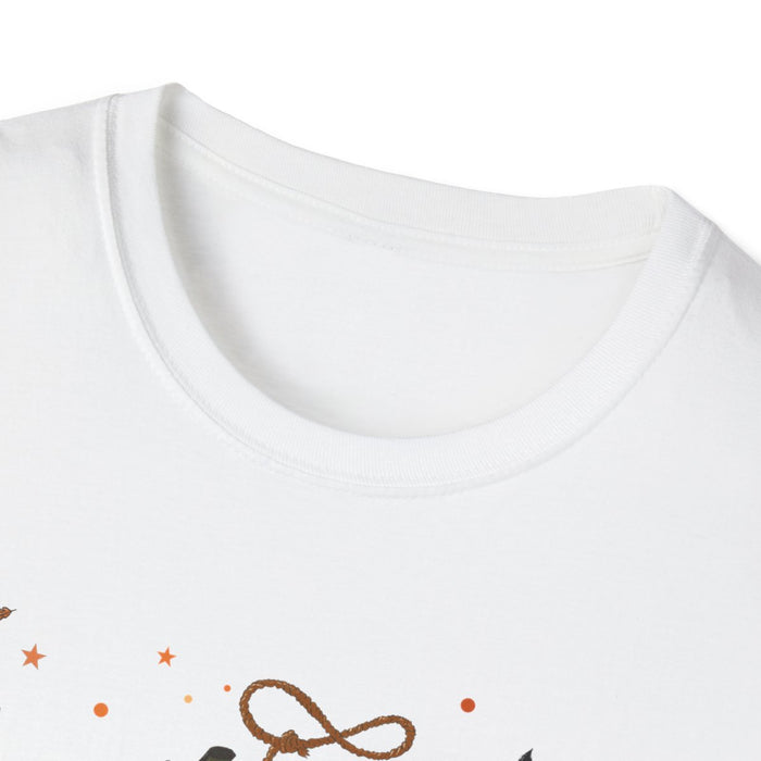 spooky halloween coffee t-shirt front design close-up