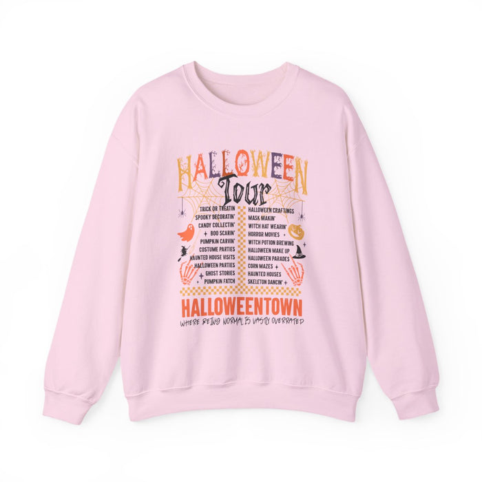 Spooky Town Halloween Tour Sweatshirt - funny sweatshirt by Cheeky Business