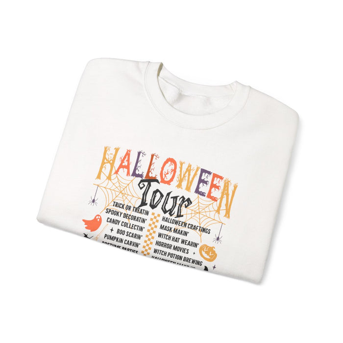 Spooky Town Halloween Tour Sweatshirt - funny sweatshirt by Cheeky Business
