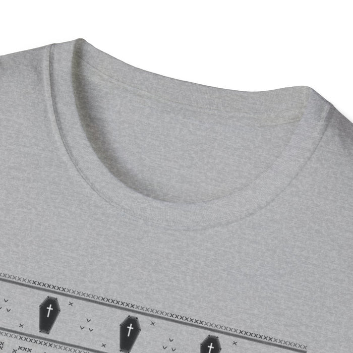 unisex halloween t-shirt with bat and spooky season graphic
