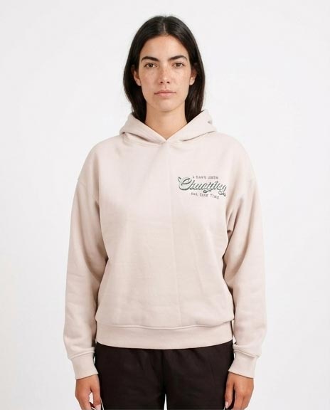 Stone Charming Butterfly Graphic Relaxed Hoodie - R206856