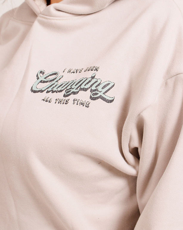 Stone Charming Butterfly Graphic Relaxed Hoodie - R206856