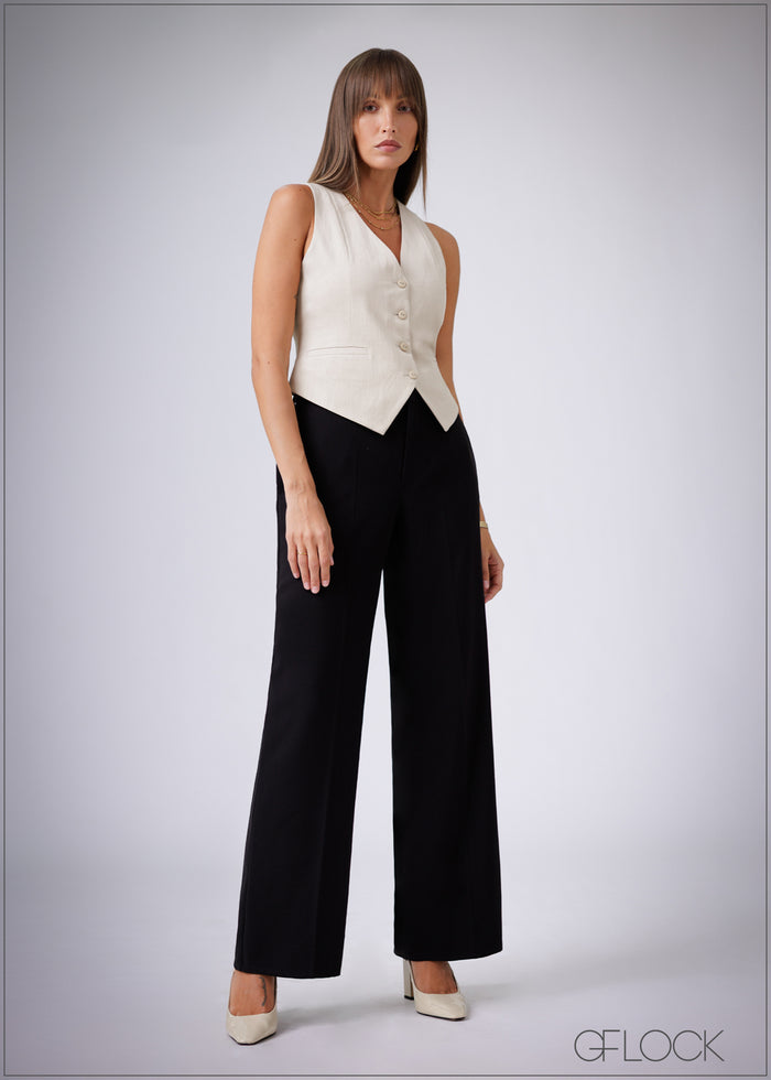 Straight Leg Pant - Short Length - 230326