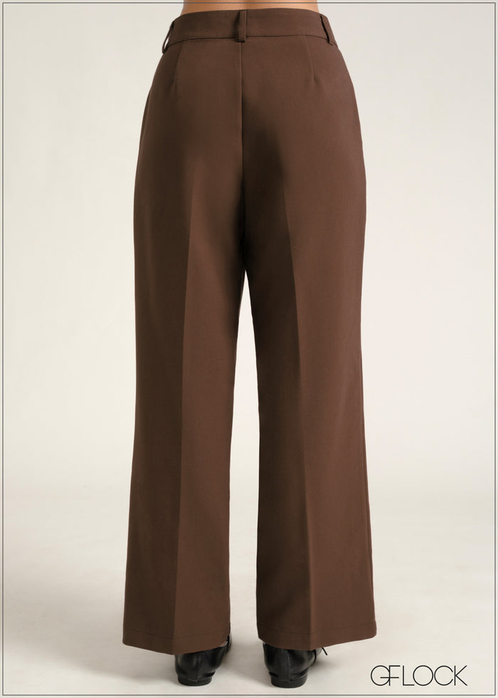 Straight Leg Pant With Pockets - 030826