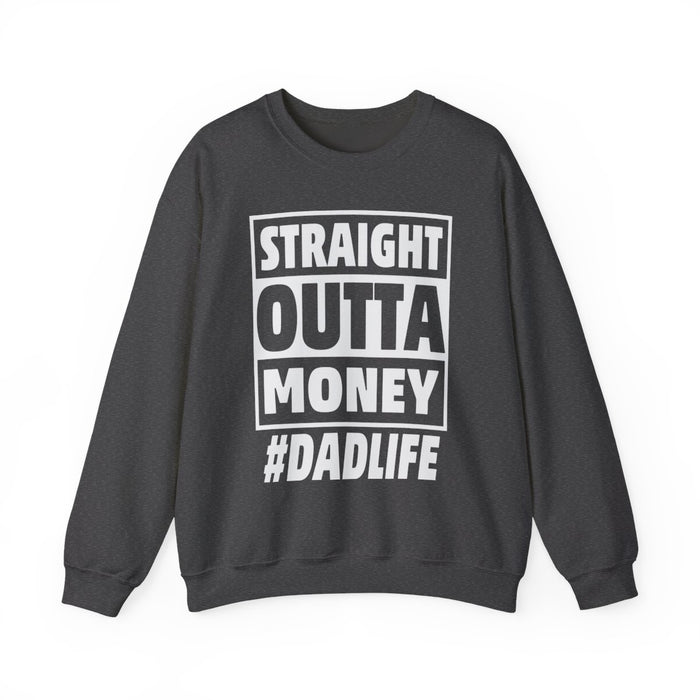 red sweatshirt with straight outta whiskey alcohol humor print