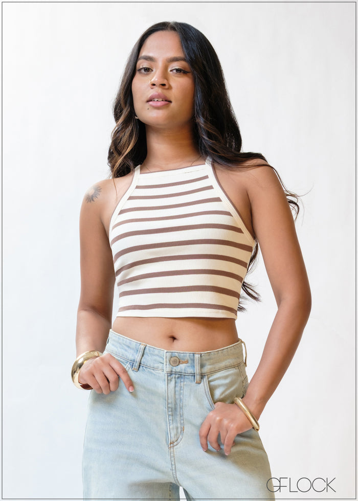 Strappy Rib Top - 200226