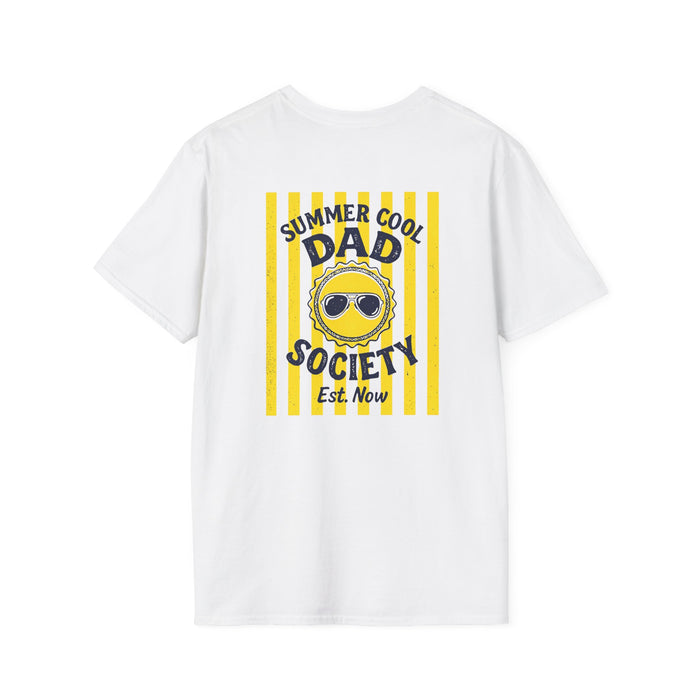 summer cool dad society father's day t-shirt t-shirt front product image