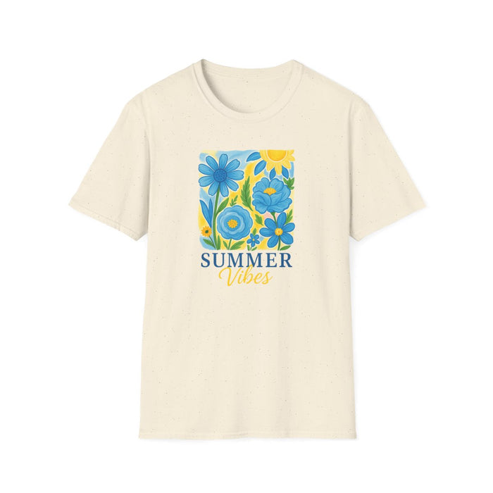 Summer Vibes Floral T-Shirt - funny t-shirt by Cheeky Business