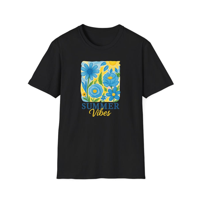 Summer Vibes Floral T-Shirt - funny t-shirt by Cheeky Business