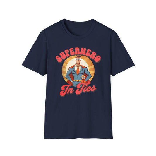 Superhero In Ties T-Shirt - funny t-shirt by Cheeky Business