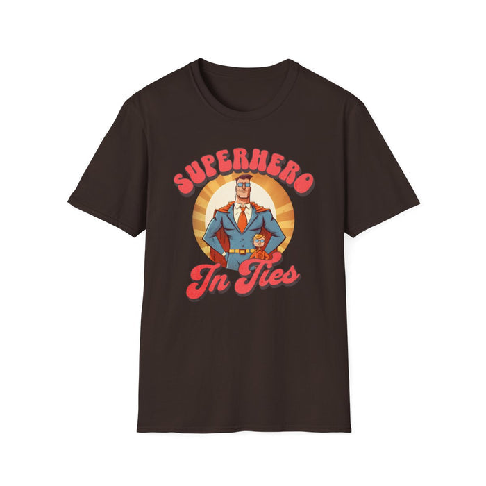 Superhero In Ties T-Shirt - funny t-shirt by Cheeky Business